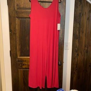 Fuchsia pink Lularoe jumpsuit